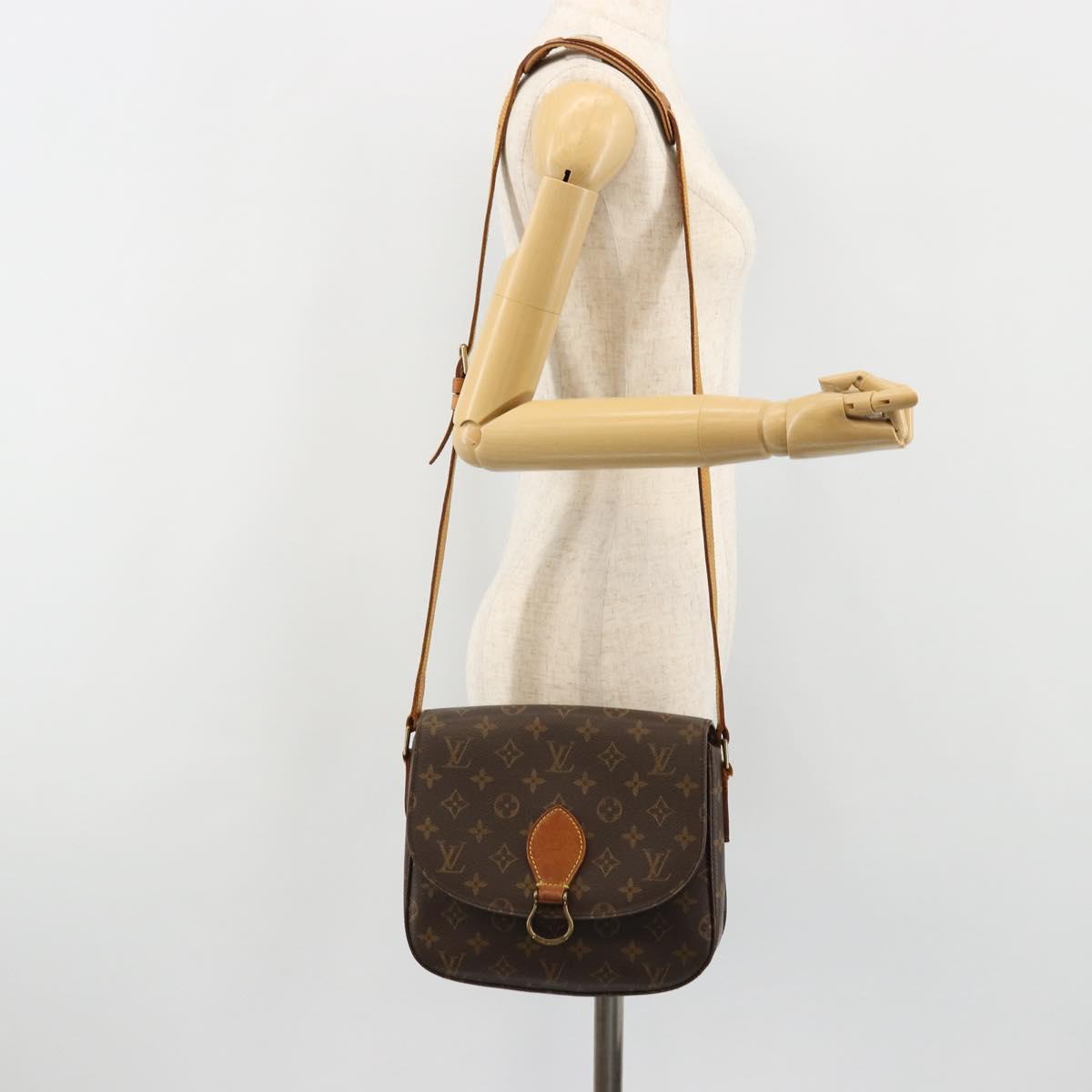 LOUIS VUITTON Monogram Saint Cloud GM Shoulder Bag M51242 LV Auth 184705