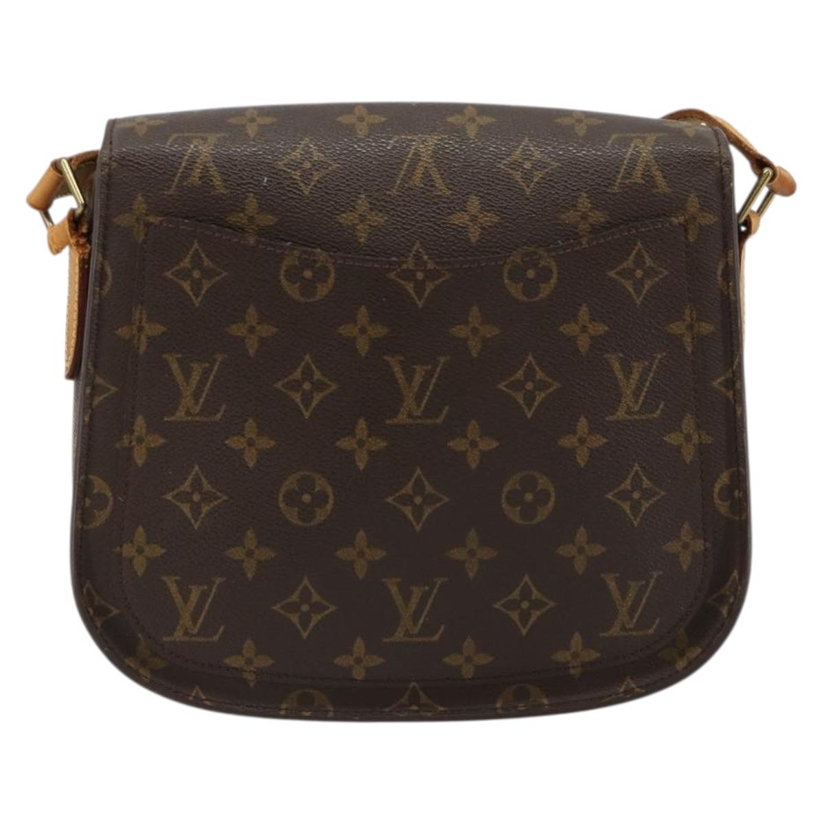 LOUIS VUITTON Monogram Saint Cloud GM Shoulder Bag M51242 LV Auth 184705