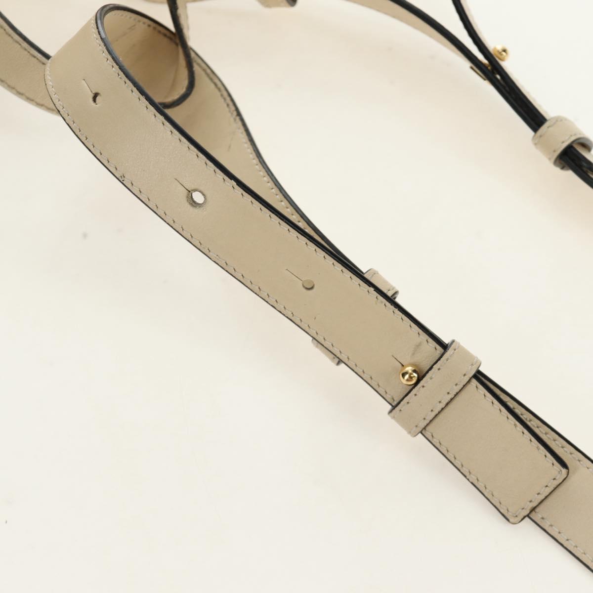 LOEWE Hammock bag Hand Bag Leather 2way Beige Auth 184708V