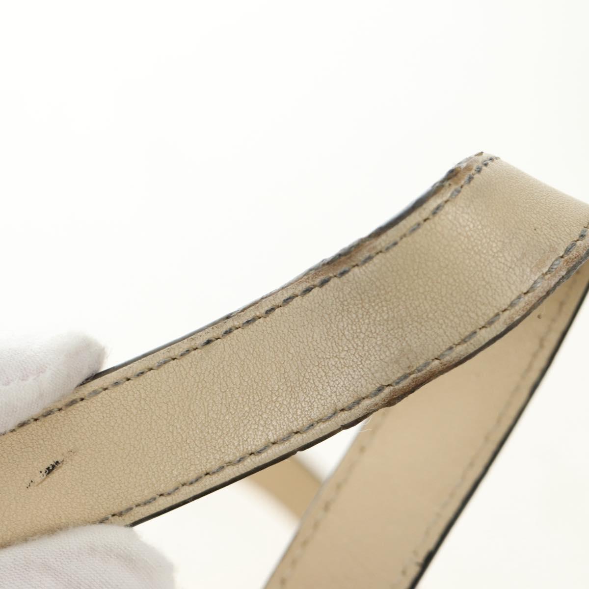 LOEWE Hammock bag Hand Bag Leather 2way Beige Auth 184708V