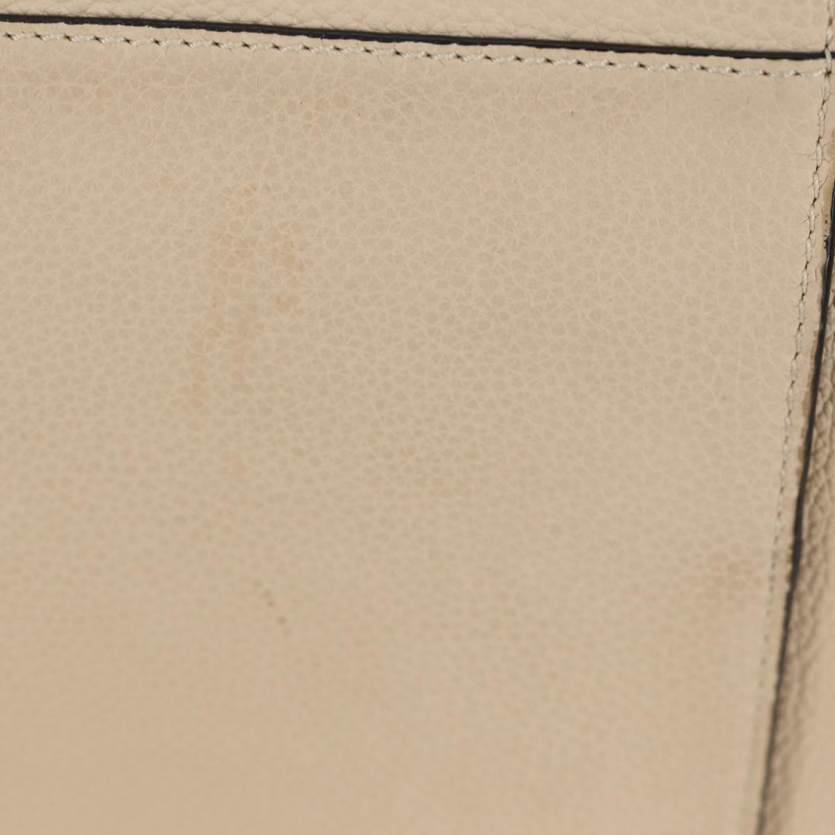 LOEWE Hammock bag Hand Bag Leather 2way Beige Auth 184708V