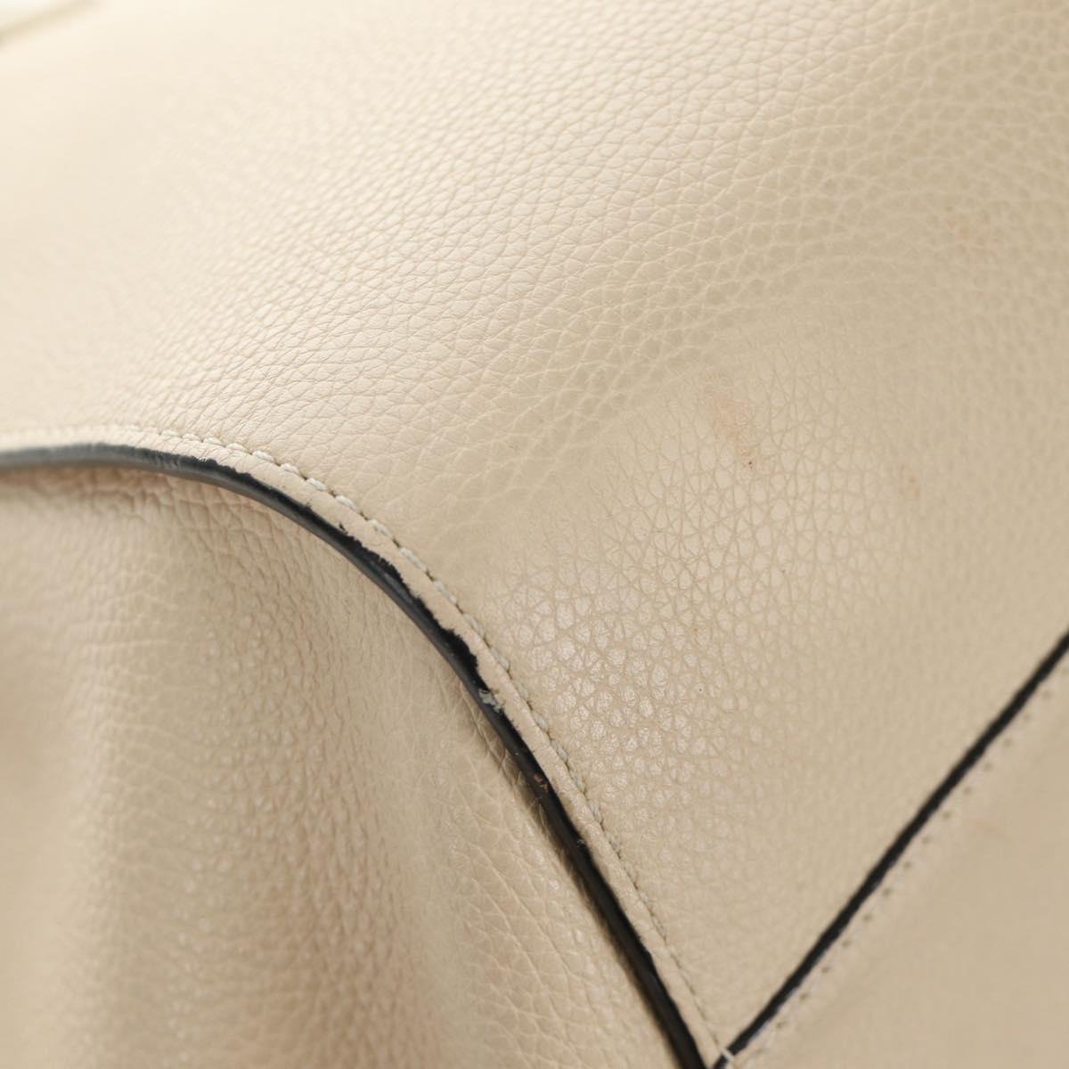 LOEWE Hammock bag Hand Bag Leather 2way Beige Auth 184708V