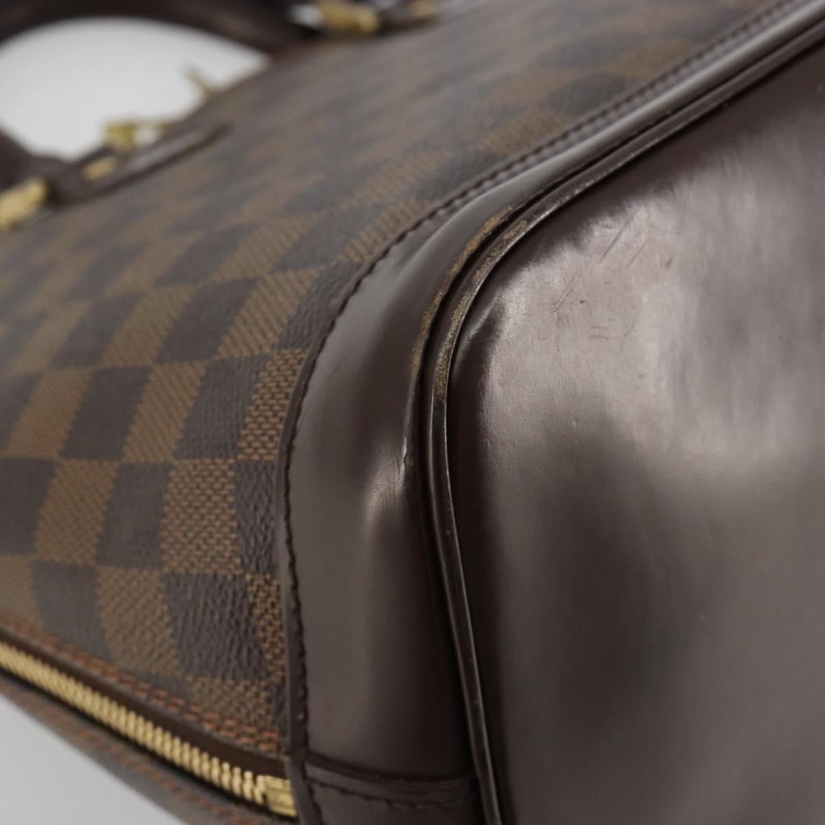 LOUIS VUITTON Damier Ebene Alma Hand Bag N51131 LV Auth 184713