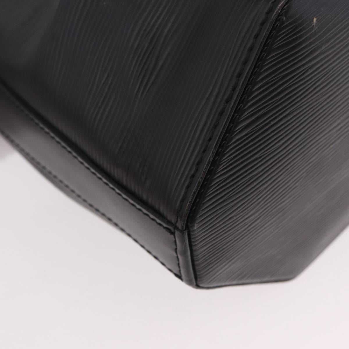 LOUIS VUITTON Epi Sac Depaule GM Shoulder Bag Black M80155 LV Auth 184715