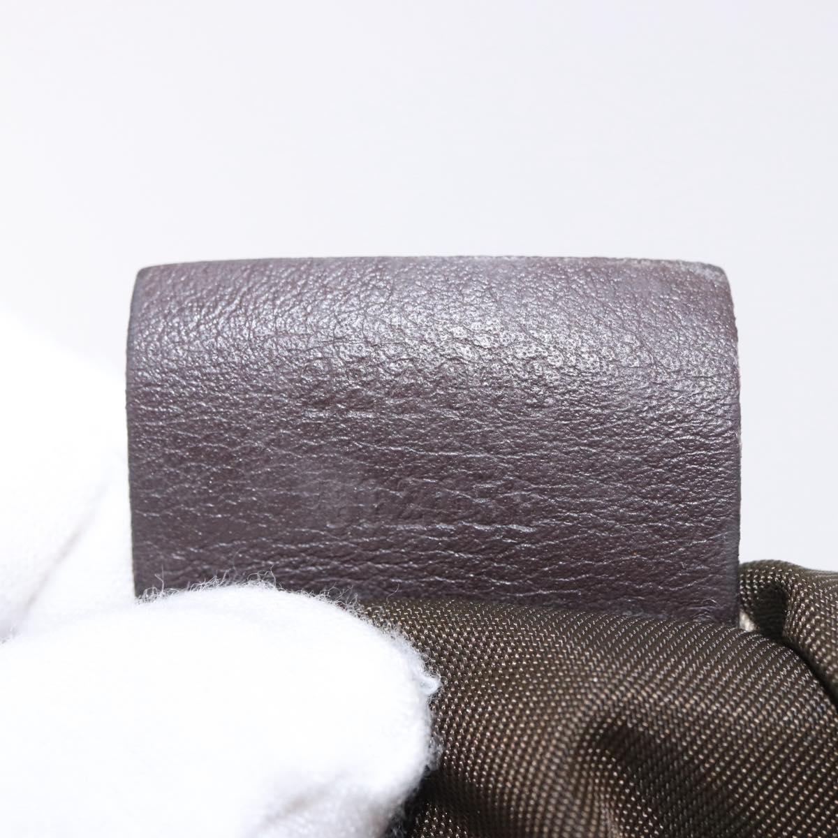 GUCCI GG Canvas Accessory Pouch Beige Gold 224093 Auth 184722A