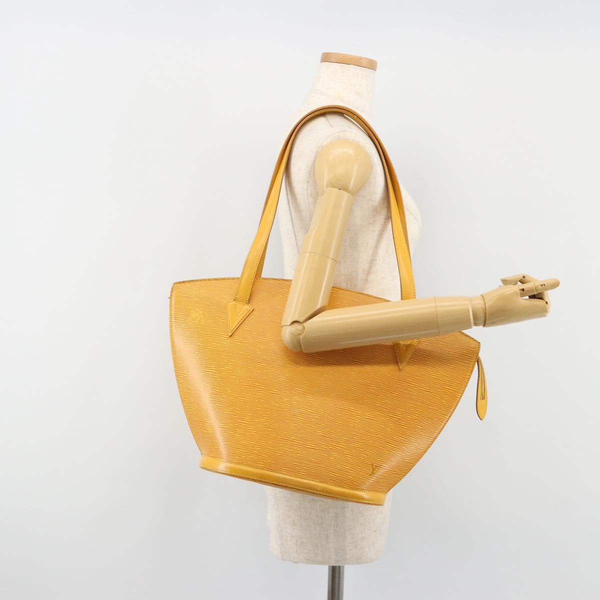 LOUIS VUITTON Epi Saint Jacques Shopping Bag Yellow M52269 LV Auth 184737