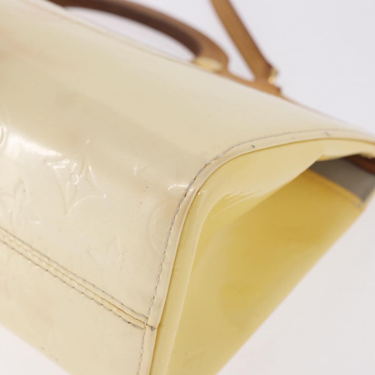 LOUIS VUITTON Monogram Vernis Roxbury Drive Bag 2Way Perle M91374 Auth 184738