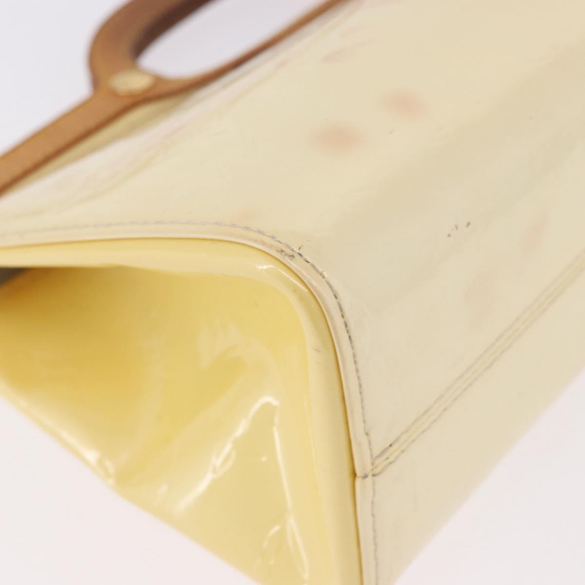 LOUIS VUITTON Monogram Vernis Roxbury Drive Bag 2Way Perle M91374 Auth 184738