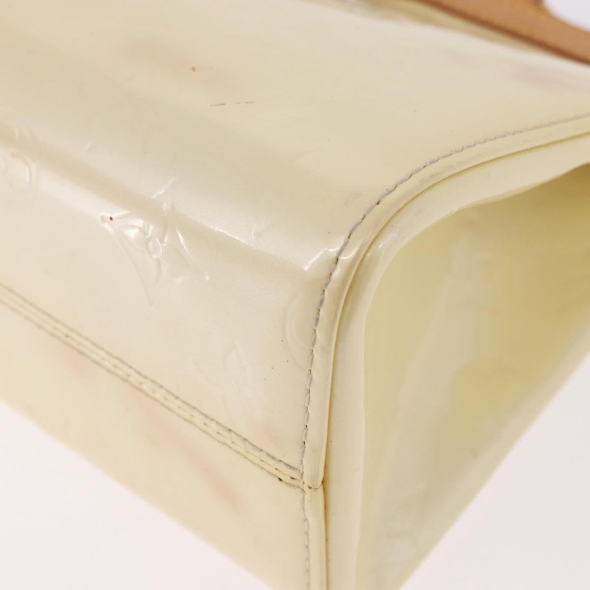 LOUIS VUITTON Monogram Vernis Roxbury Drive Bag 2Way Perle M91374 Auth 184738