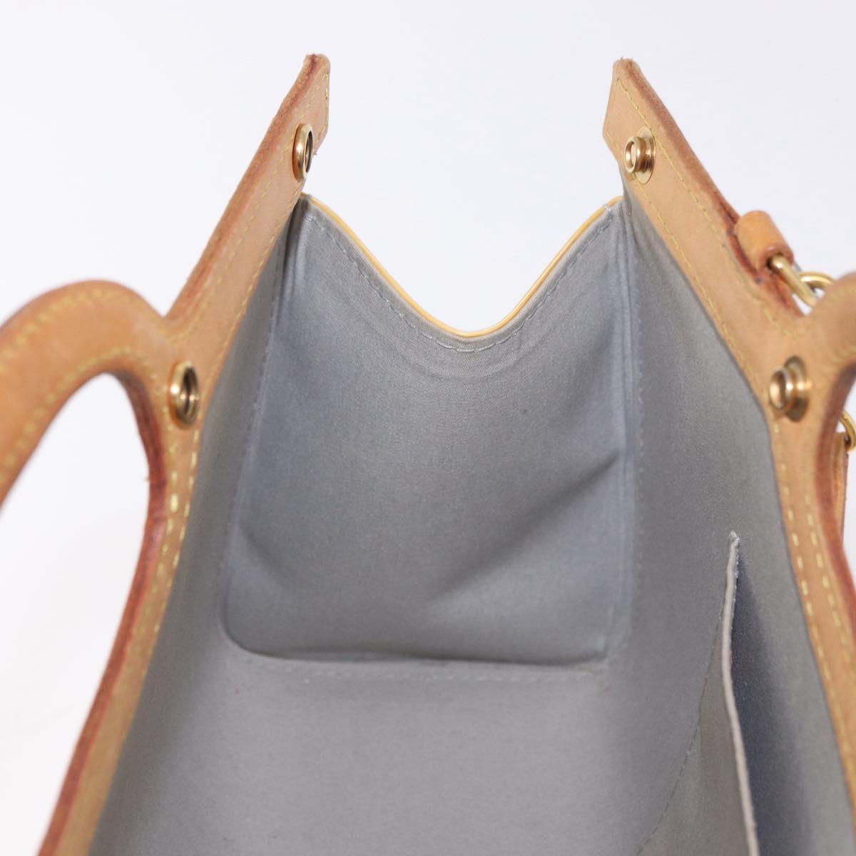 LOUIS VUITTON Monogram Vernis Roxbury Drive Bag 2Way Perle M91374 Auth 184738