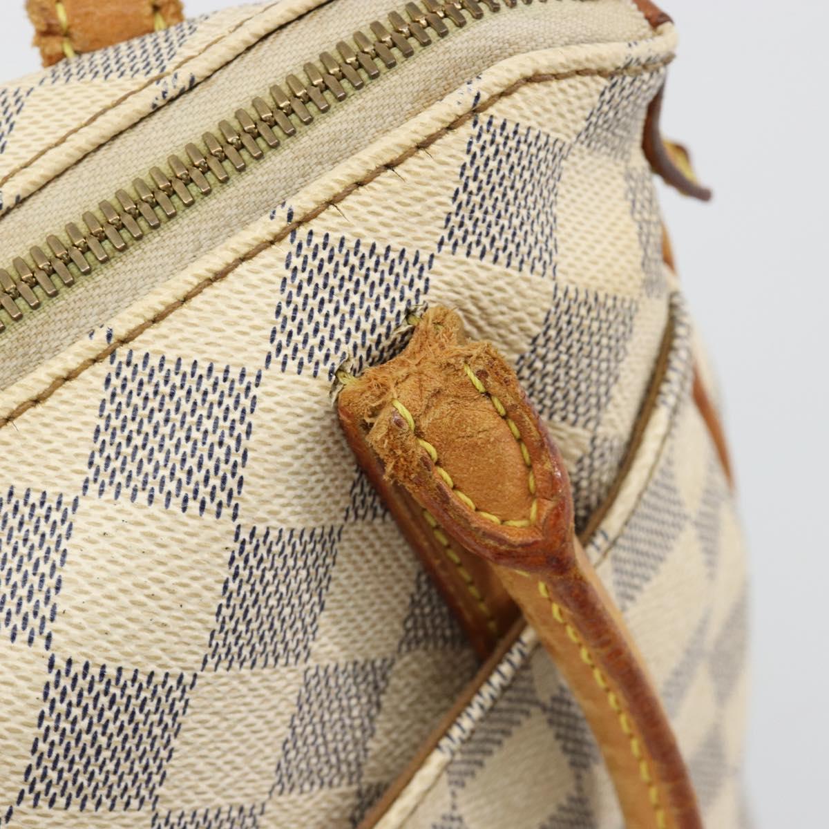 LOUIS VUITTON Damier Azur Figueri PM Shoulder Bag N41176 LV Auth 184739