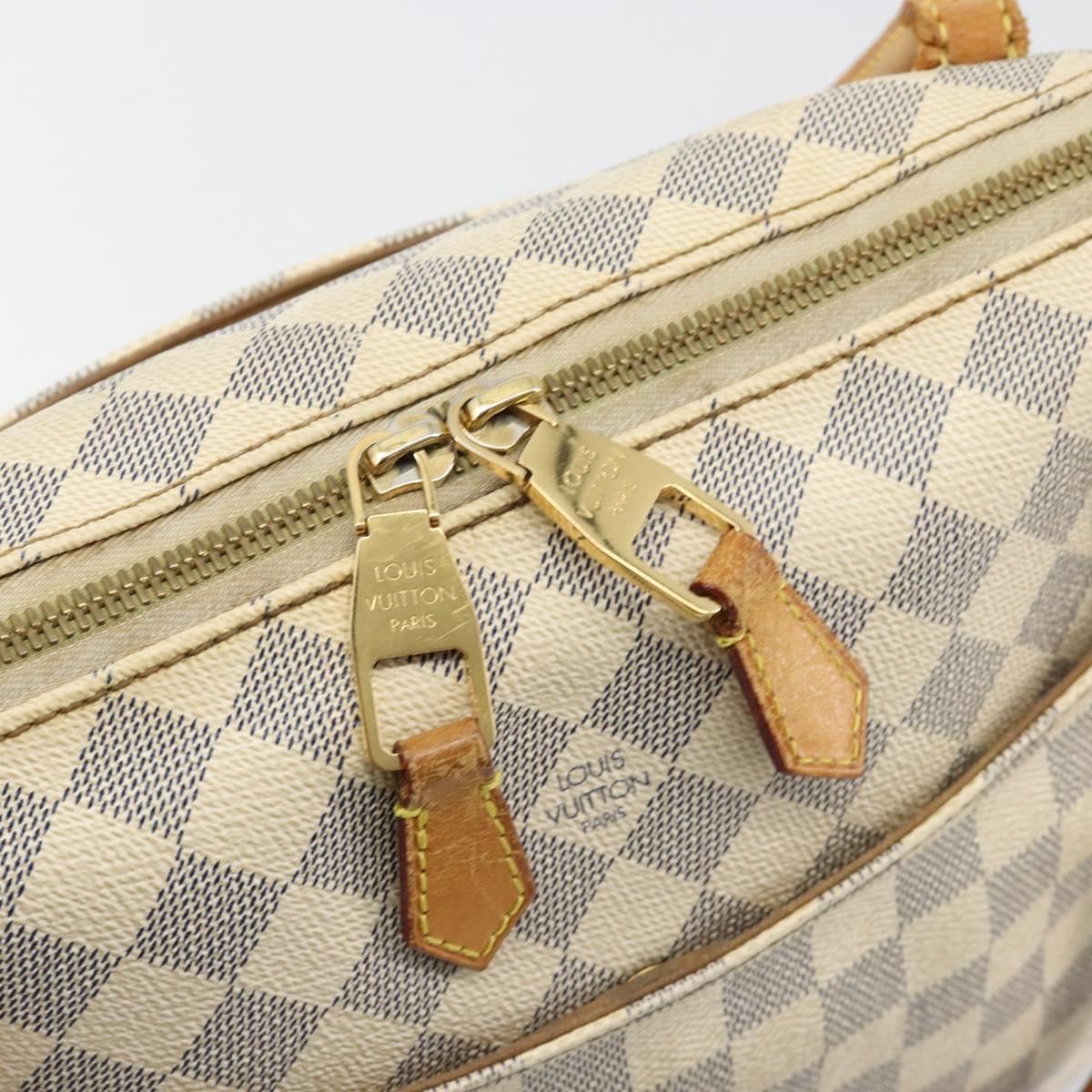 LOUIS VUITTON Damier Azur Figueri PM Shoulder Bag N41176 LV Auth 184739