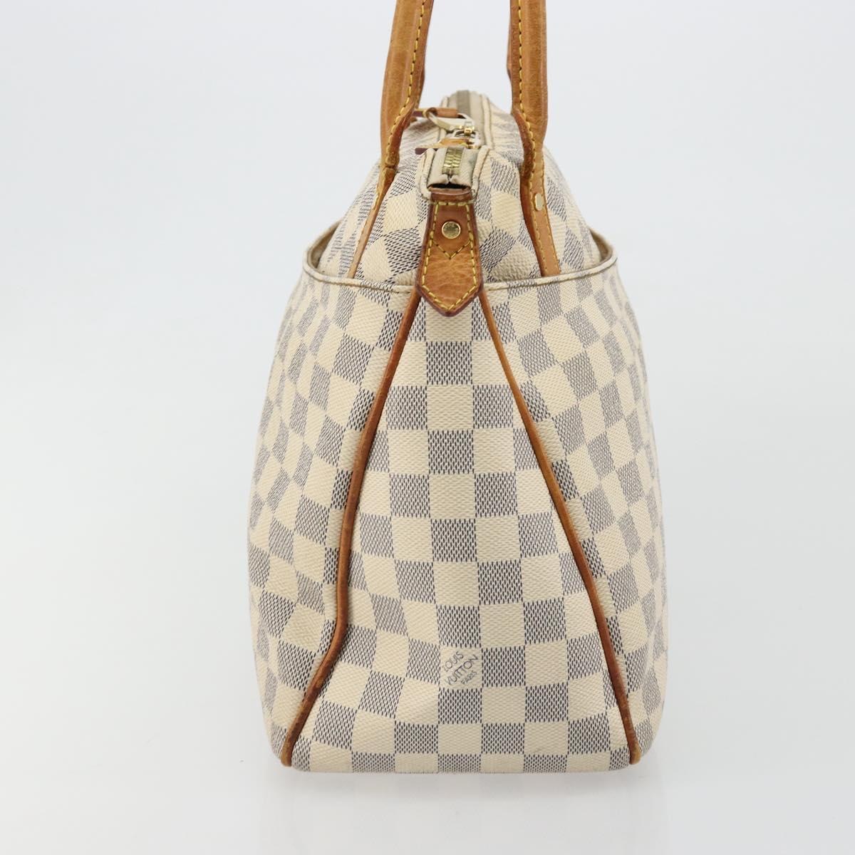 LOUIS VUITTON Damier Azur Figueri PM Shoulder Bag N41176 LV Auth 184739