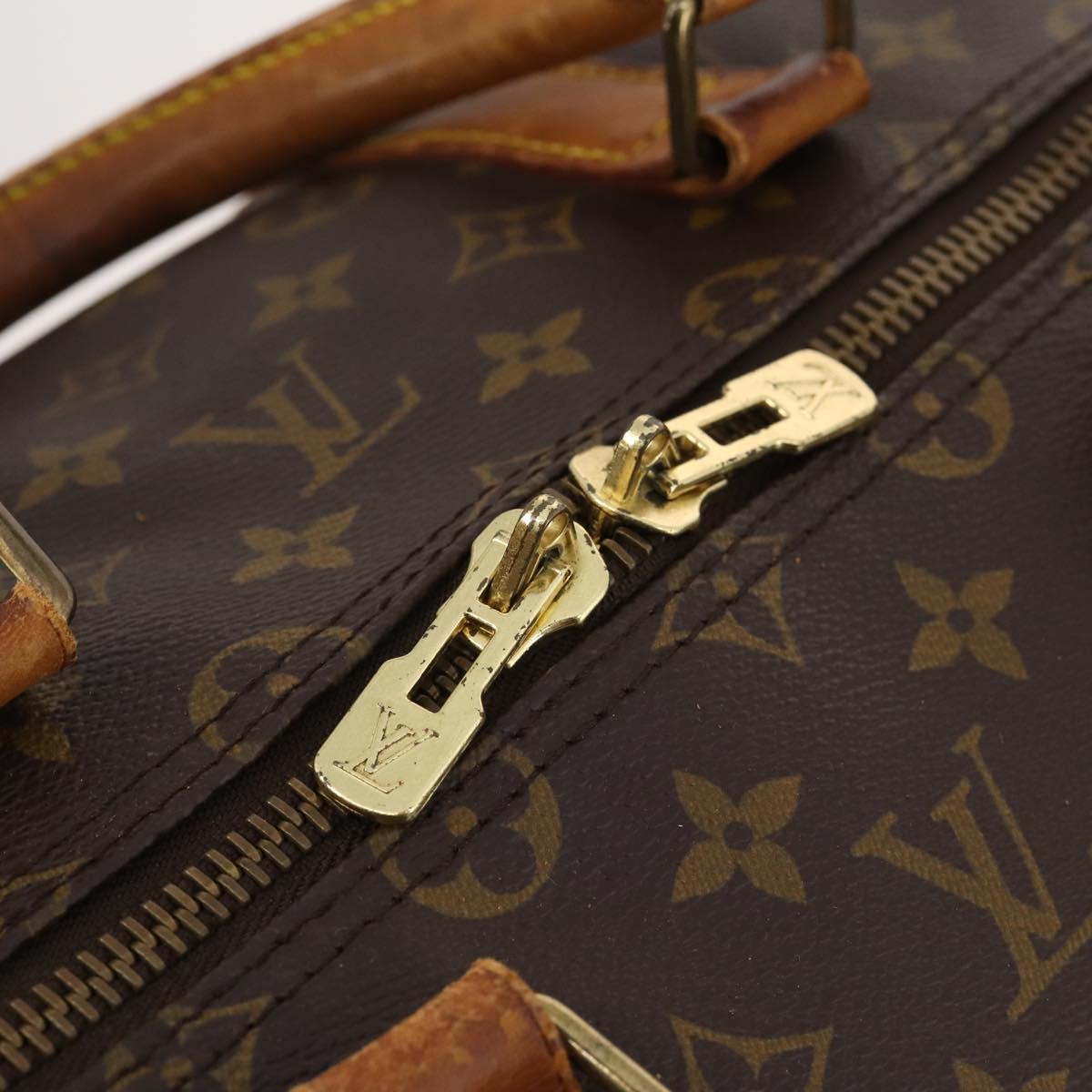 LOUIS VUITTON Monogram Keepall Bandouliere 55 Boston Bag M41414 LV Auth 184740