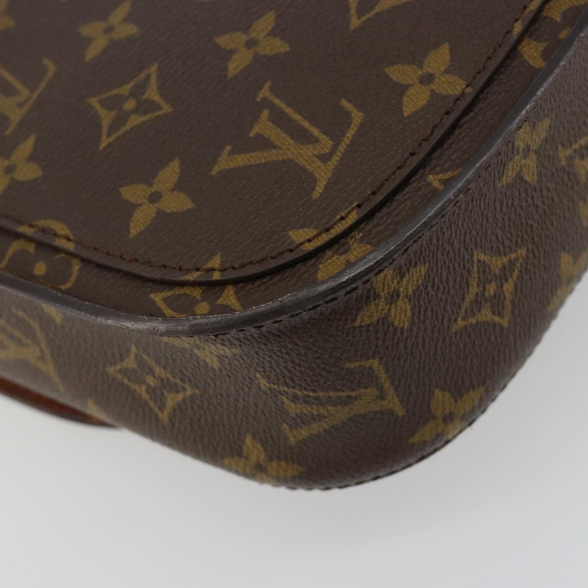 LOUIS VUITTON Monogram Saint Cloud GM Shoulder Bag M51242 LV Auth 184743A