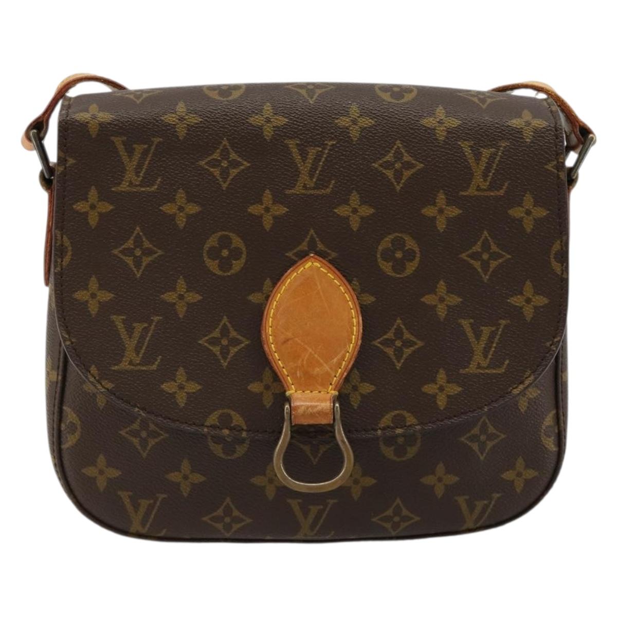 LOUIS VUITTON Monogram Saint Cloud GM Shoulder Bag M51242 LV Auth 184743A