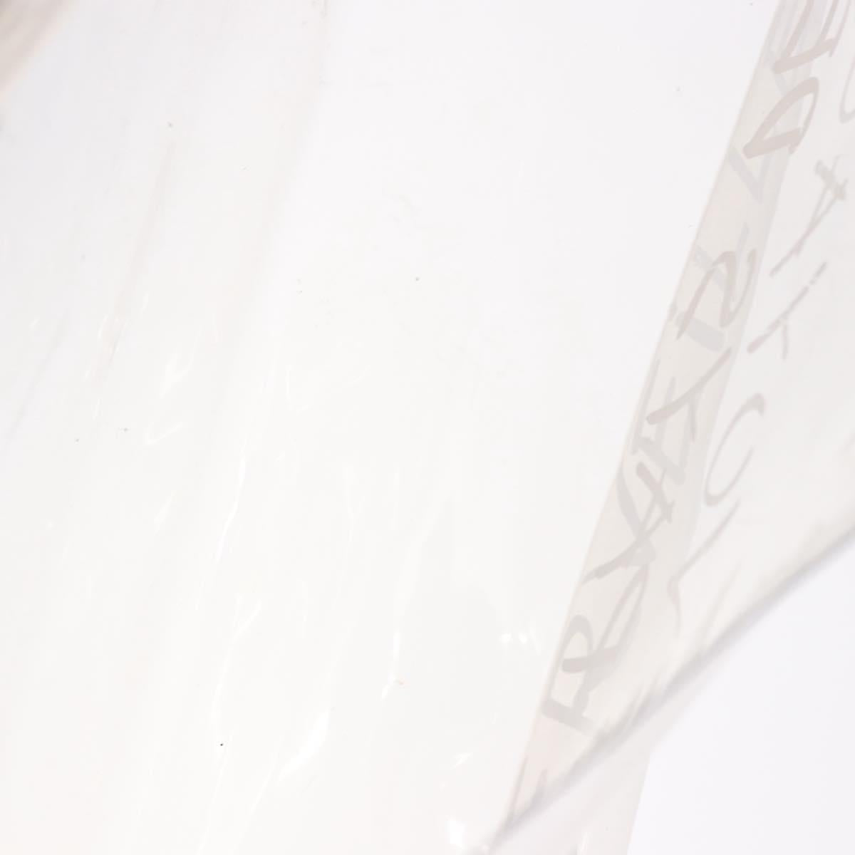 HERMES Vinyl Kelly Hand Bag Vinyl Clear Auth 184746