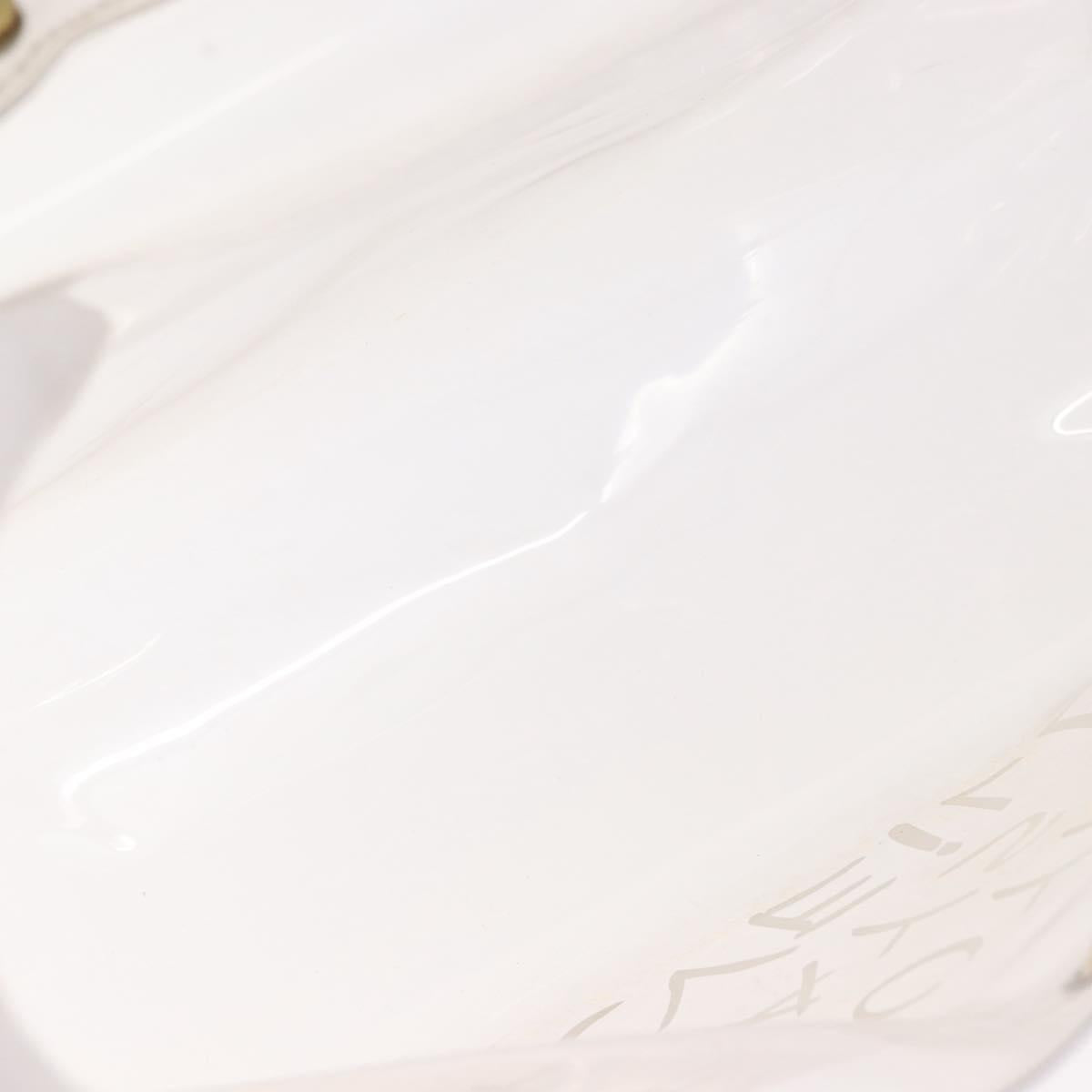 HERMES Vinyl Kelly Hand Bag Vinyl Clear Auth 184747