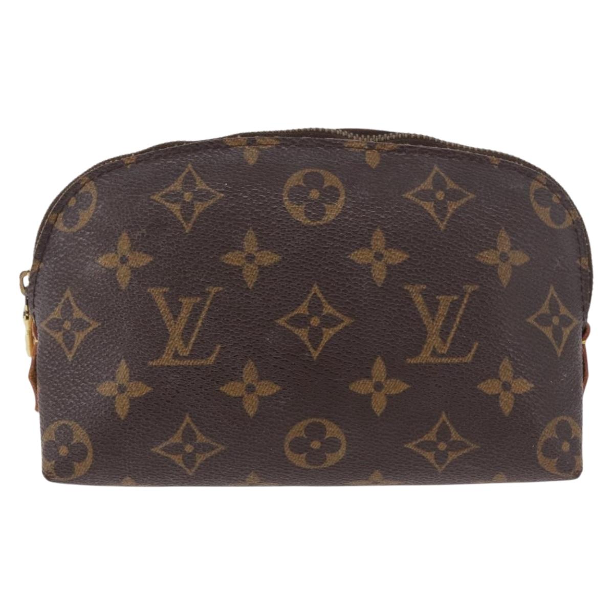 LOUIS VUITTON Monogram Pochette Cosmetic PM Pouch M43998 LV Auth 184751