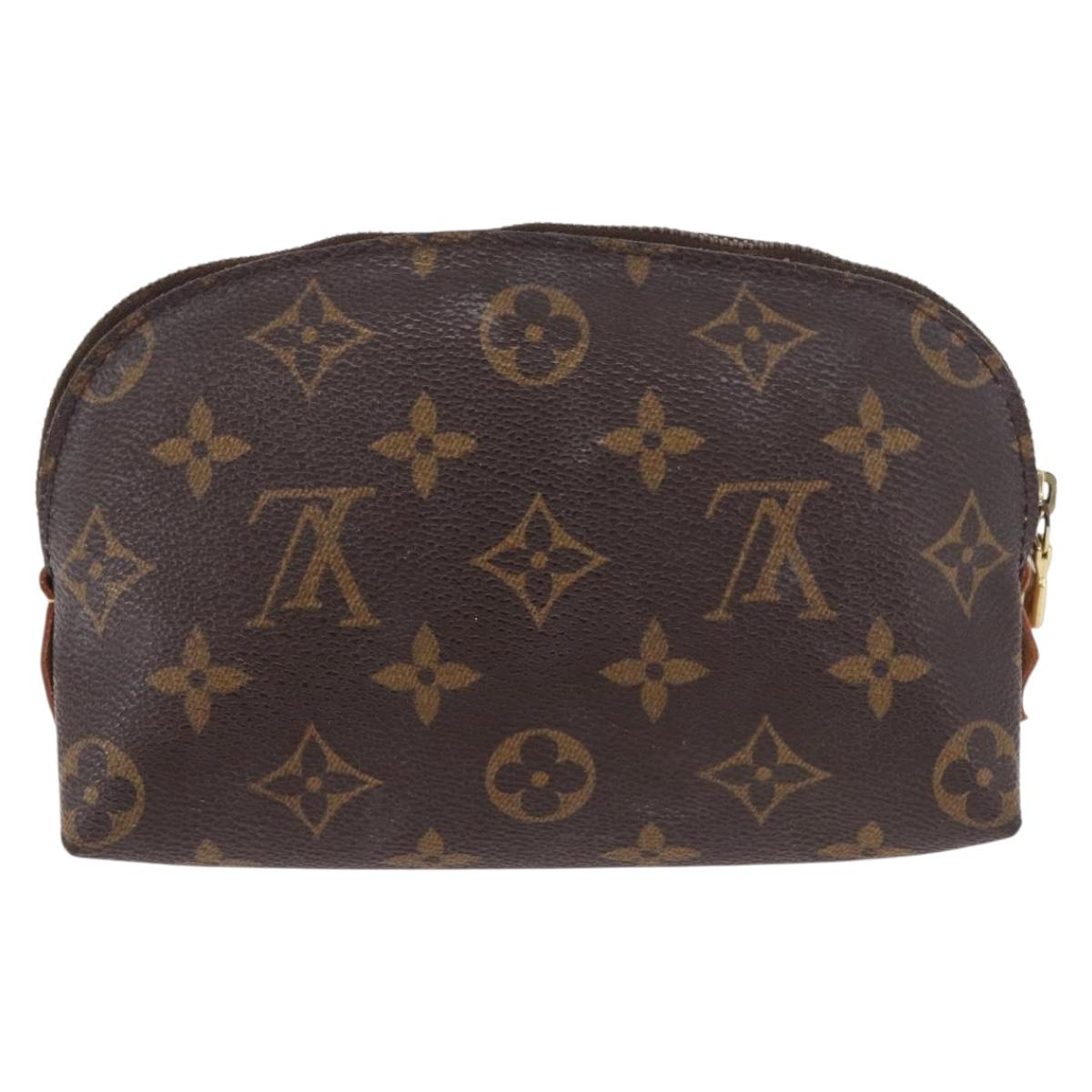 LOUIS VUITTON Monogram Pochette Cosmetic PM Pouch M43998 LV Auth 184751