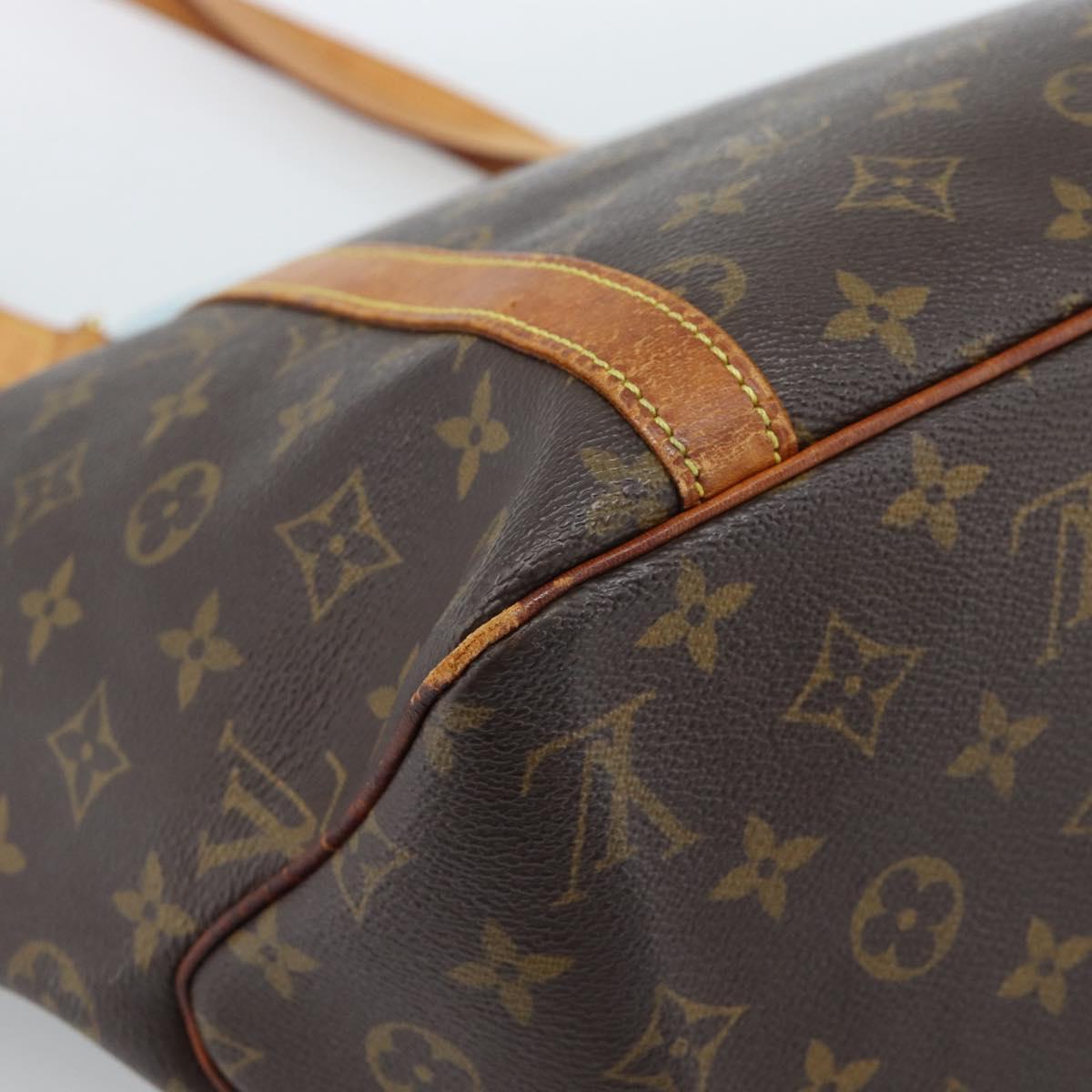 LOUIS VUITTON Monogram Sac Shopping Tote Bag M51108 LV Auth 184771