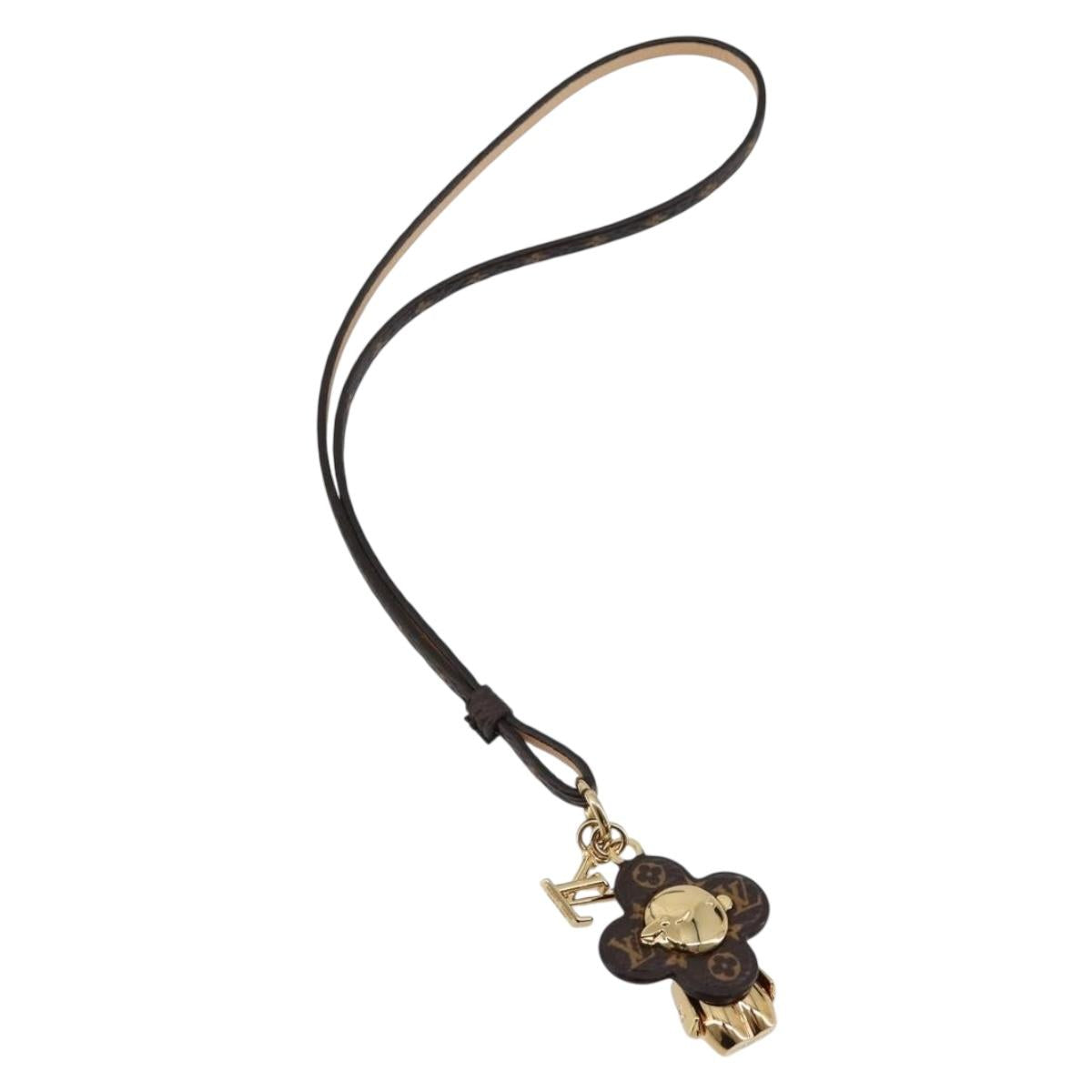 LOUIS VUITTON Monogram Vivienne Bag Charm M02177 LV Auth 184779