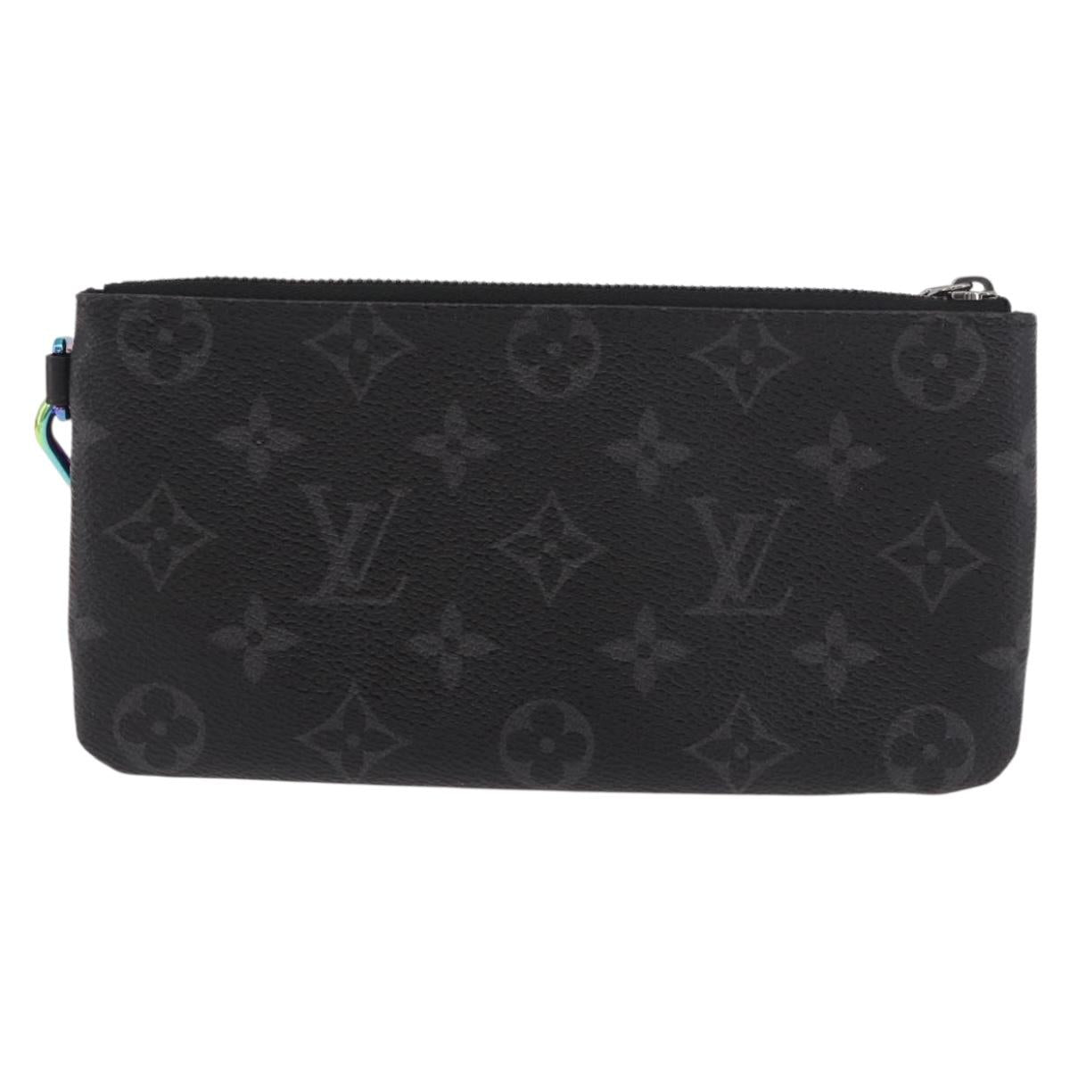 LOUIS VUITTON Monogram Eclipse Fragment iPhone Case M64433 LV Auth 184781M