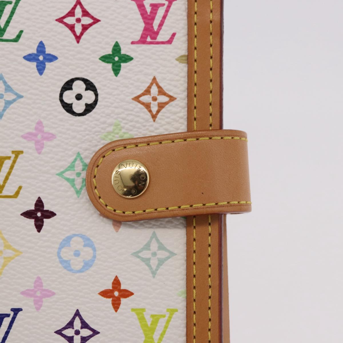 LOUIS VUITTON Monogram Multicolor Agenda PM Planner Cover R21074 Auth 184784SAM