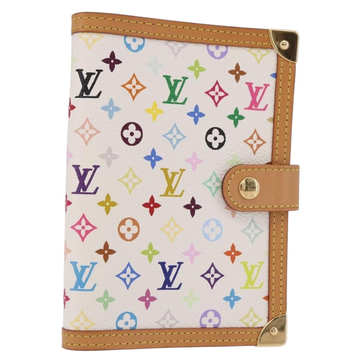 LOUIS VUITTON Monogram Multicolor Agenda PM Planner Cover R21074 Auth 184784SAM
