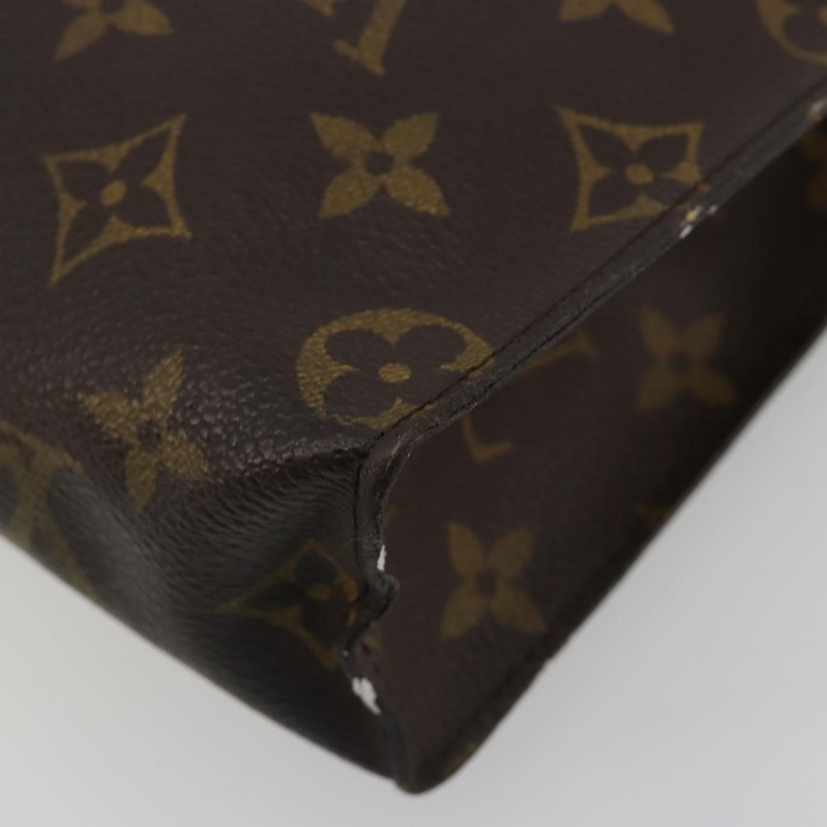 LOUIS VUITTON Monogram Poche Toilette 26 Pouch M47542 LV Auth 184789