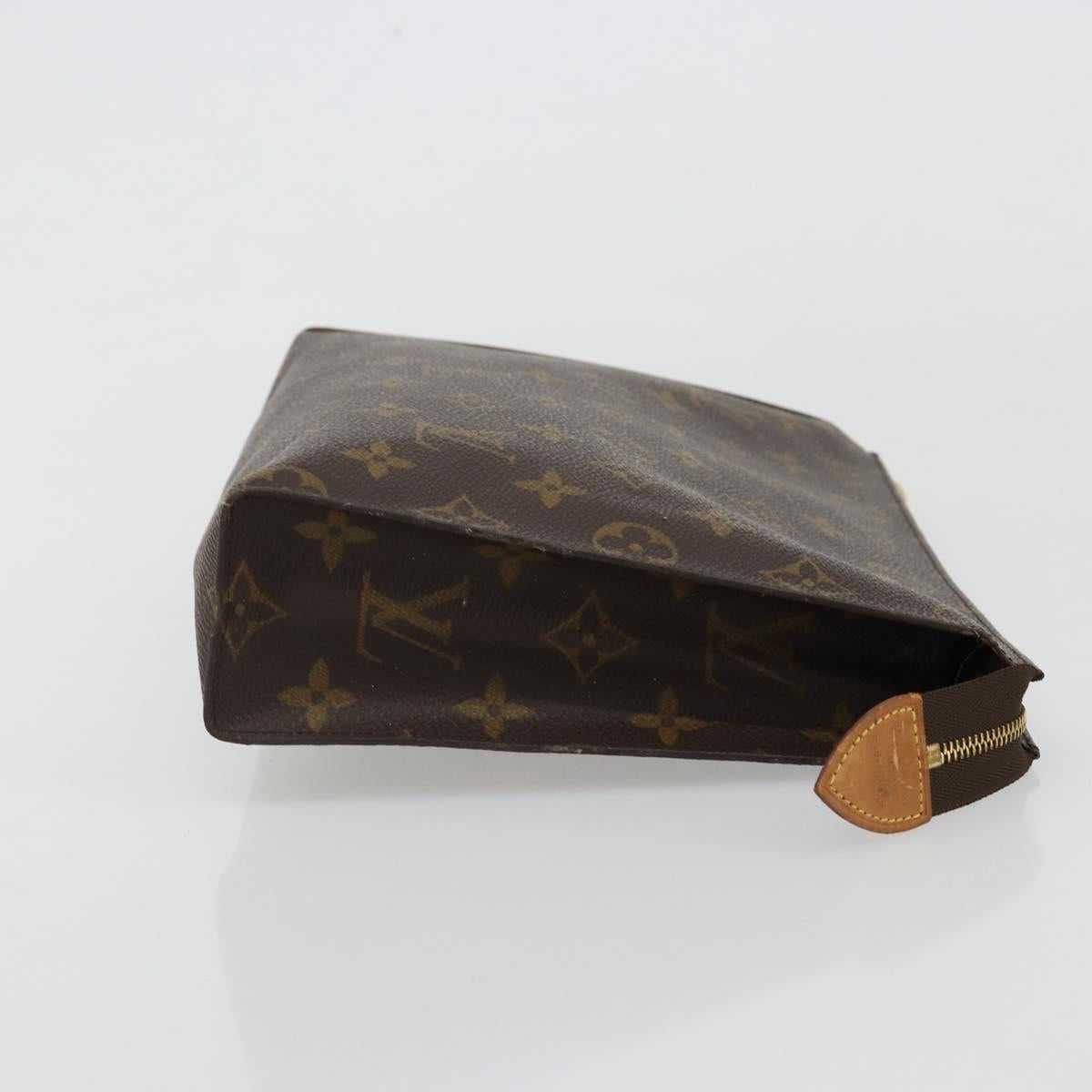 LOUIS VUITTON Monogram Poche Toilette 26 Pouch M47542 LV Auth 184790