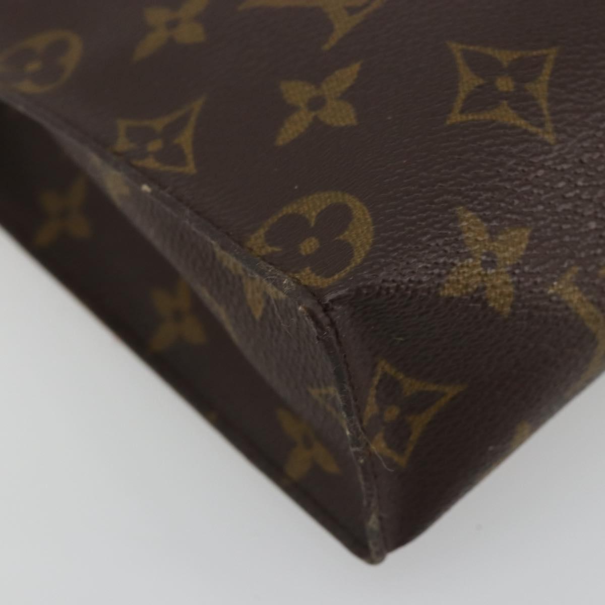 LOUIS VUITTON Monogram Poche Toilette 26 Pouch M47542 LV Auth 184790