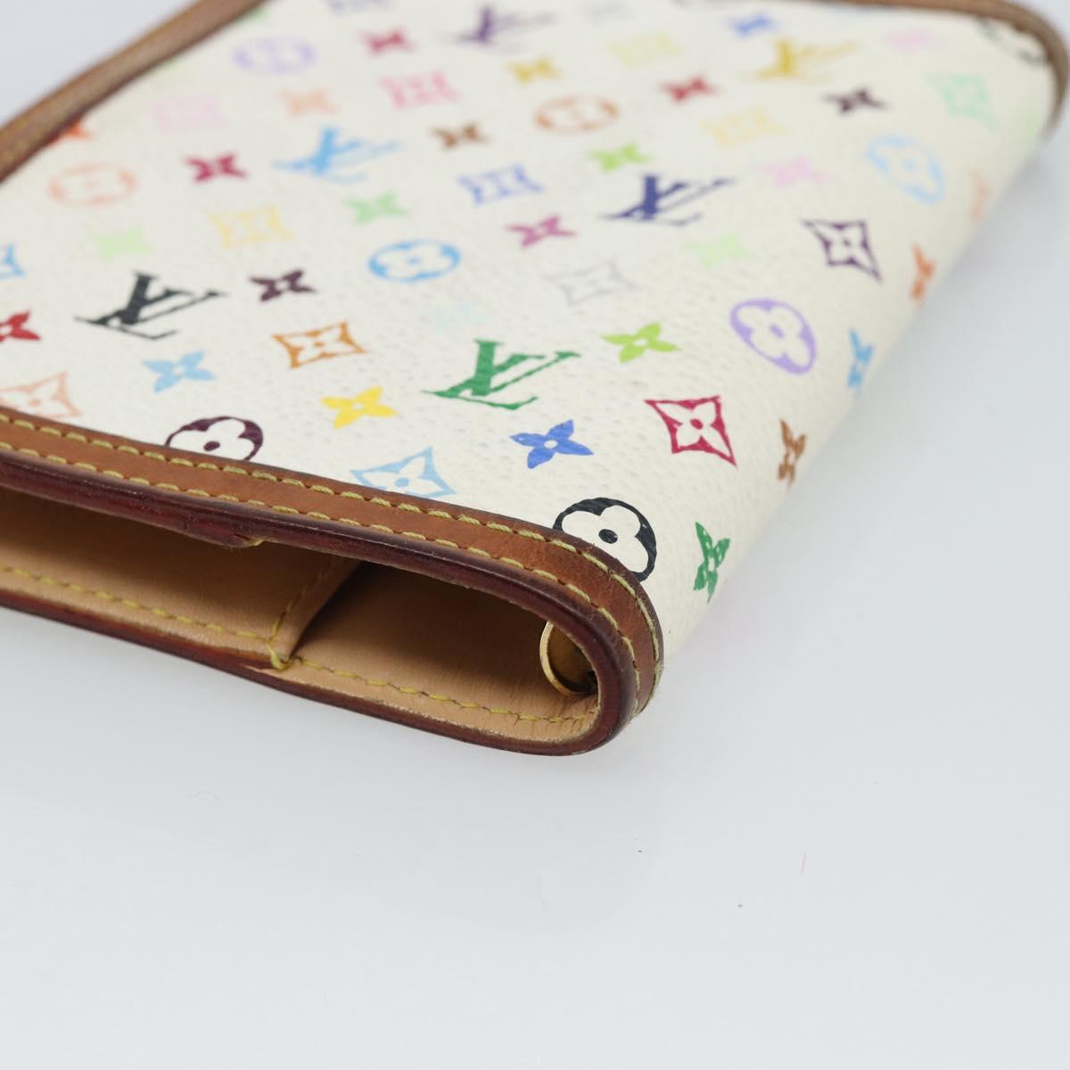LOUIS VUITTON Monogram Multicolor Agenda PM Planner Cover R21074 Auth 184793