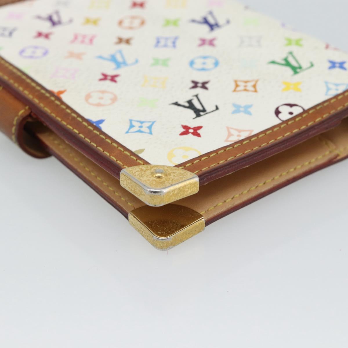 LOUIS VUITTON Monogram Multicolor Agenda PM Planner Cover R21074 Auth 184793