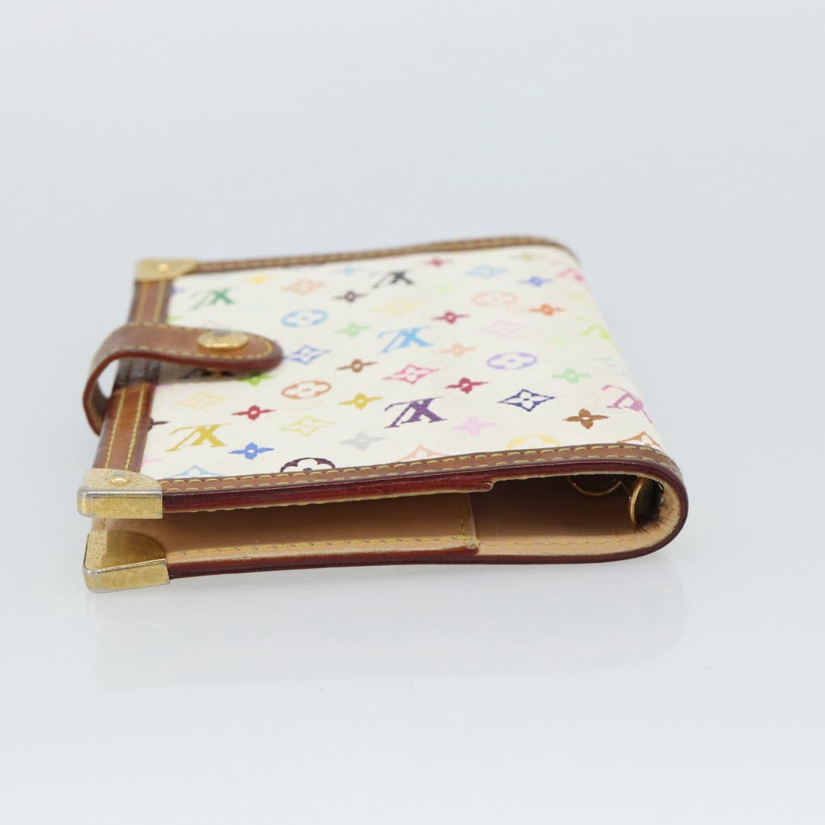 LOUIS VUITTON Monogram Multicolor Agenda PM Planner Cover R21074 Auth 184793