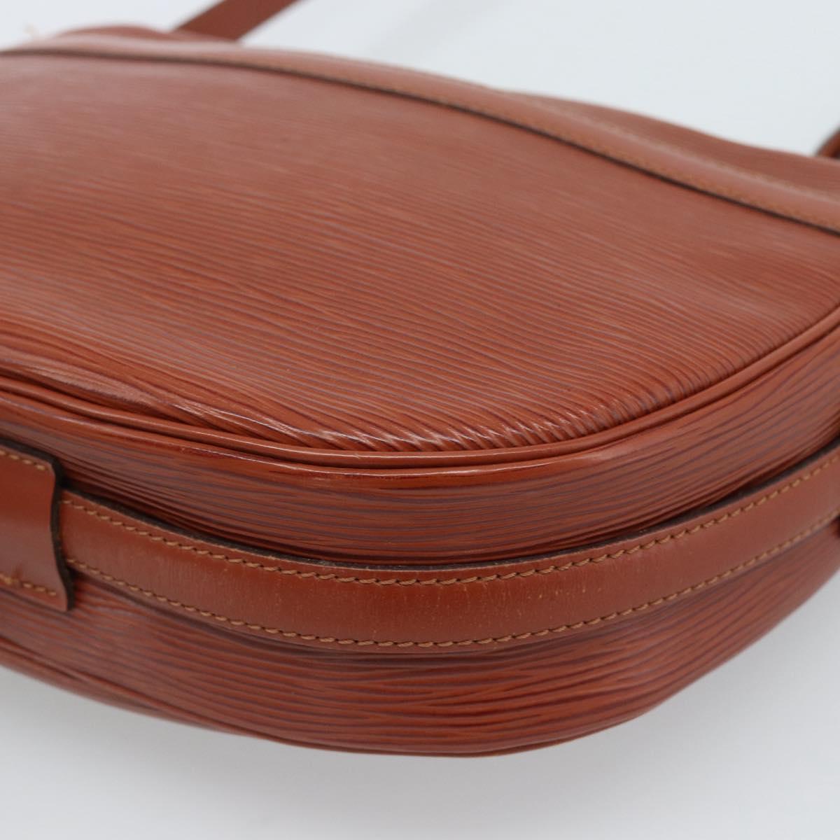 LOUIS VUITTON Epi Jeune FilleMM Shoulder Bag Brown M52153 LV Auth 184798