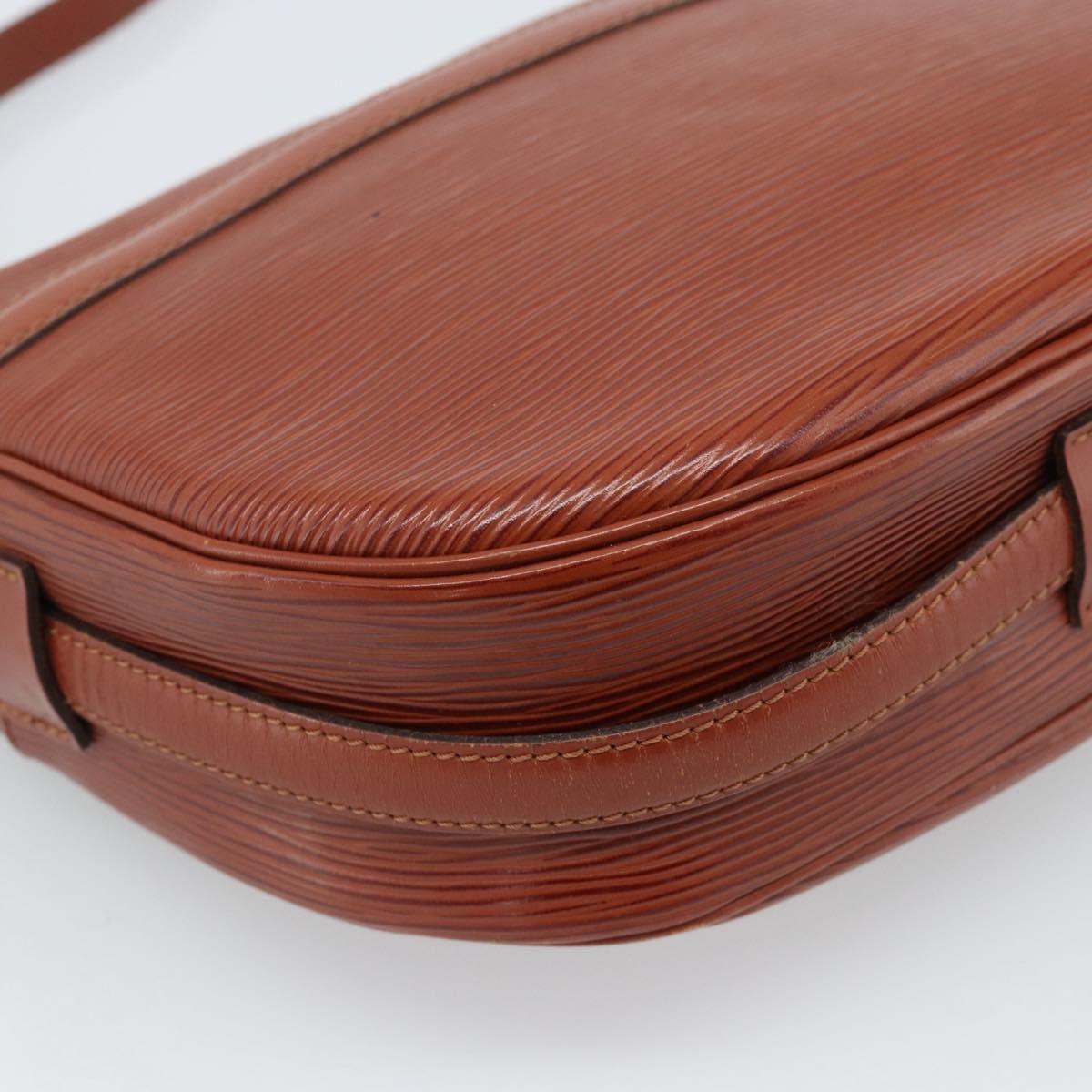 LOUIS VUITTON Epi Jeune FilleMM Shoulder Bag Brown M52153 LV Auth 184798
