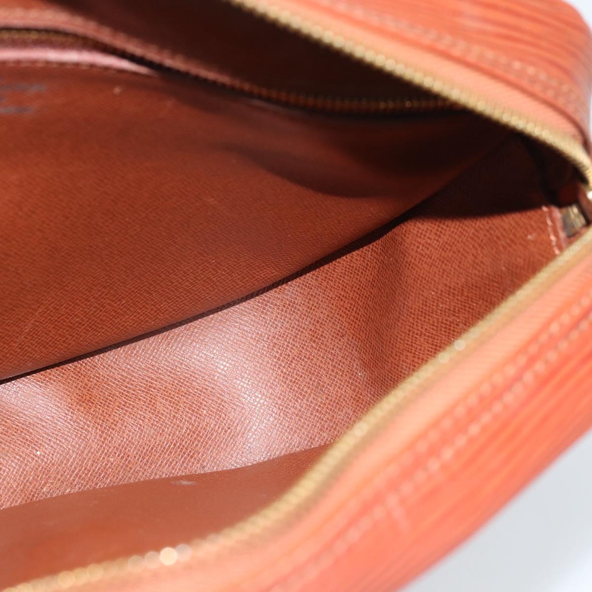 LOUIS VUITTON Epi Jeune FilleMM Shoulder Bag Brown M52153 LV Auth 184798