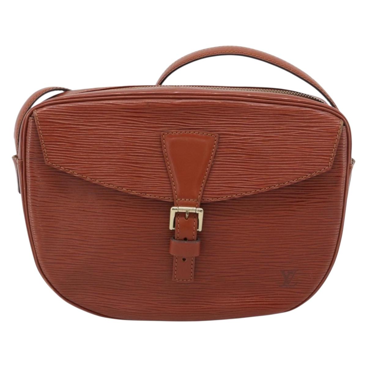 LOUIS VUITTON Epi Jeune FilleMM Shoulder Bag Brown M52153 LV Auth 184798