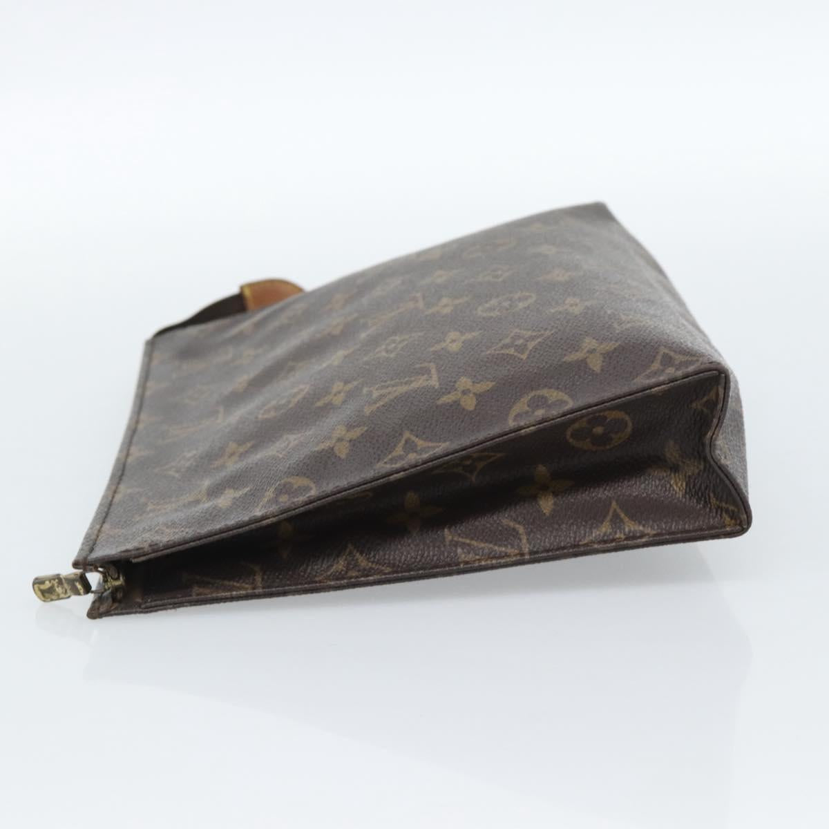 LOUIS VUITTON Monogram Poche Toilette 26 Pouch M47542 LV Auth 184802