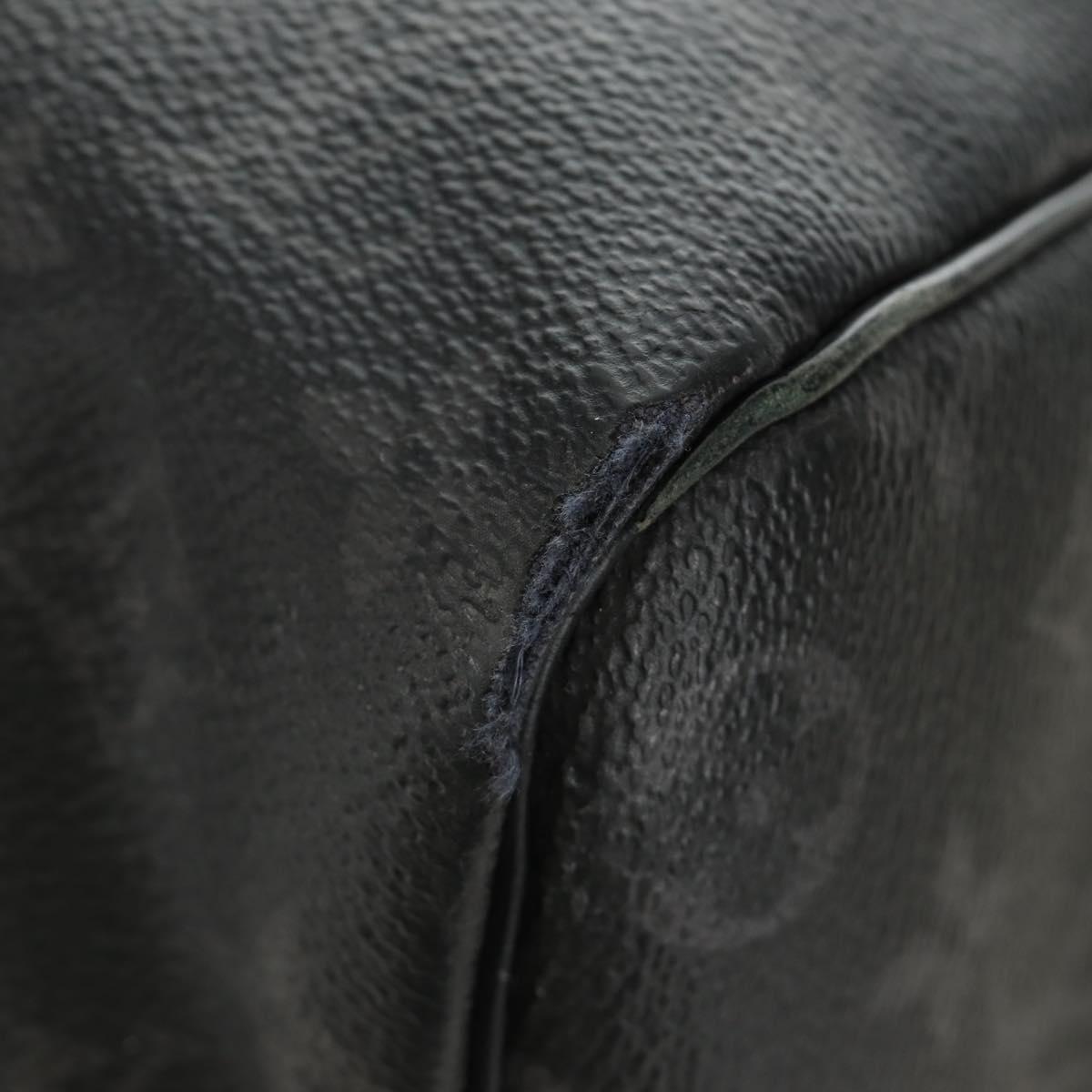 LOUIS VUITTON Monogram Eclipse Keepall Bandouliere 45 Bag M40569 LV Auth 184824A