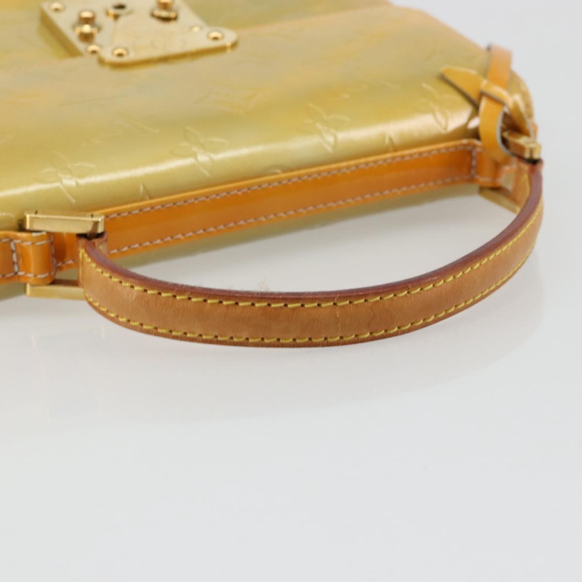 LOUIS VUITTON Monogram Vernis Spring street Hand Bag Gris M91029 LV Auth 184834