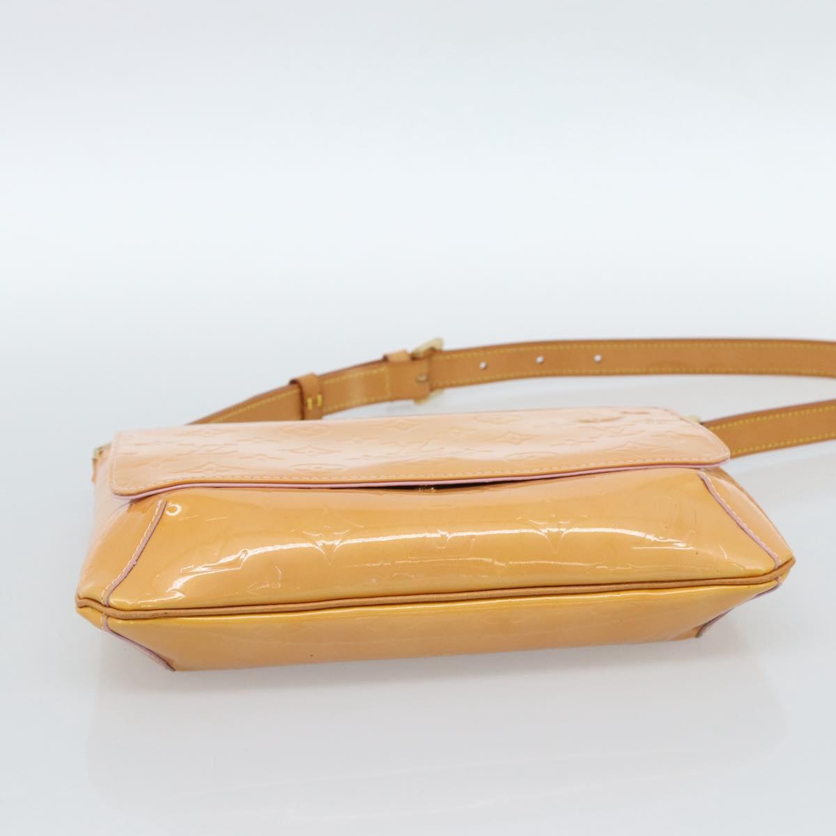 LOUIS VUITTON Monogram Vernis Thompson Street Bag Pink M91070 LV Auth 184835A
