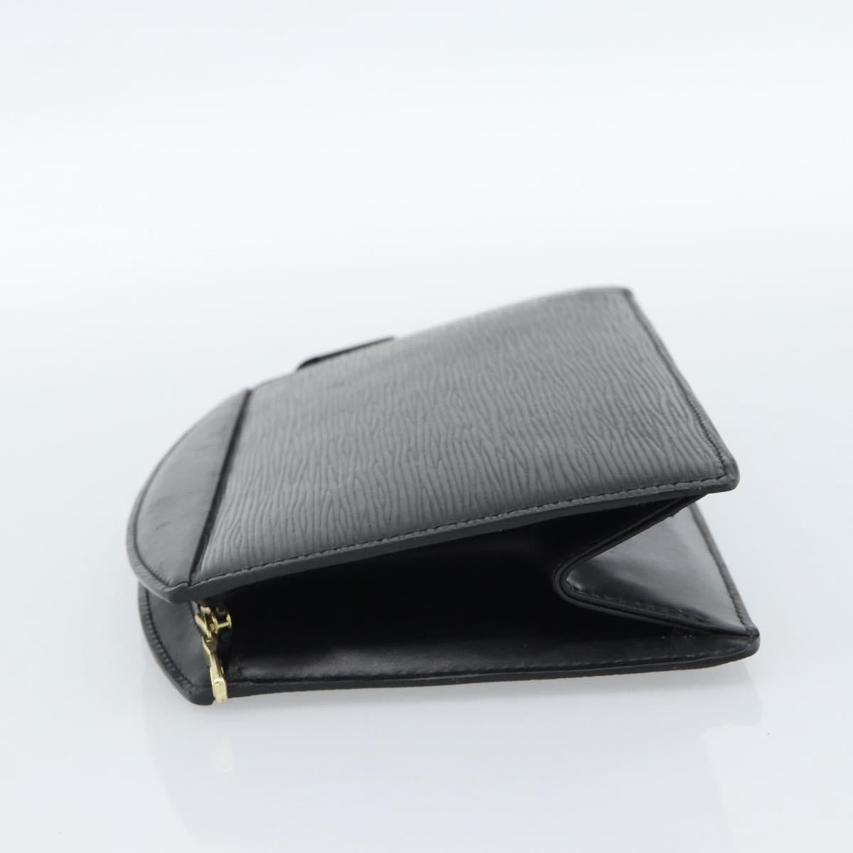 LOUIS VUITTON Epi Trousse Crete Pouch Black M48402 LV Auth 184840