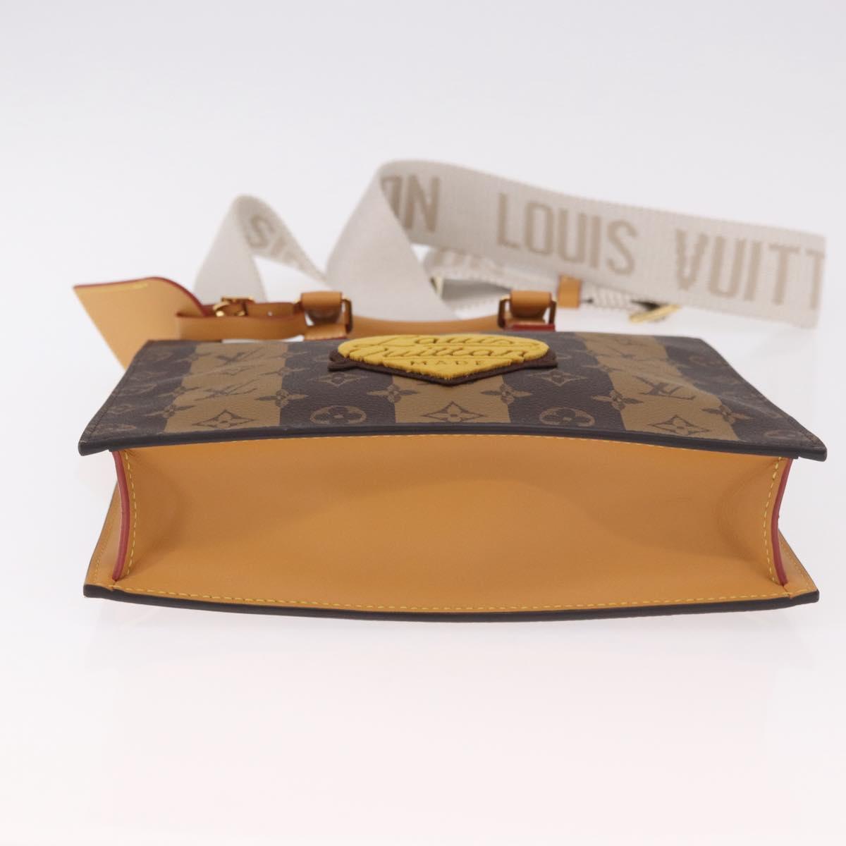 LOUIS VUITTON NIGO LV Squared Sac Plat Messenger Hand Bag M45969 Auth 184841SM