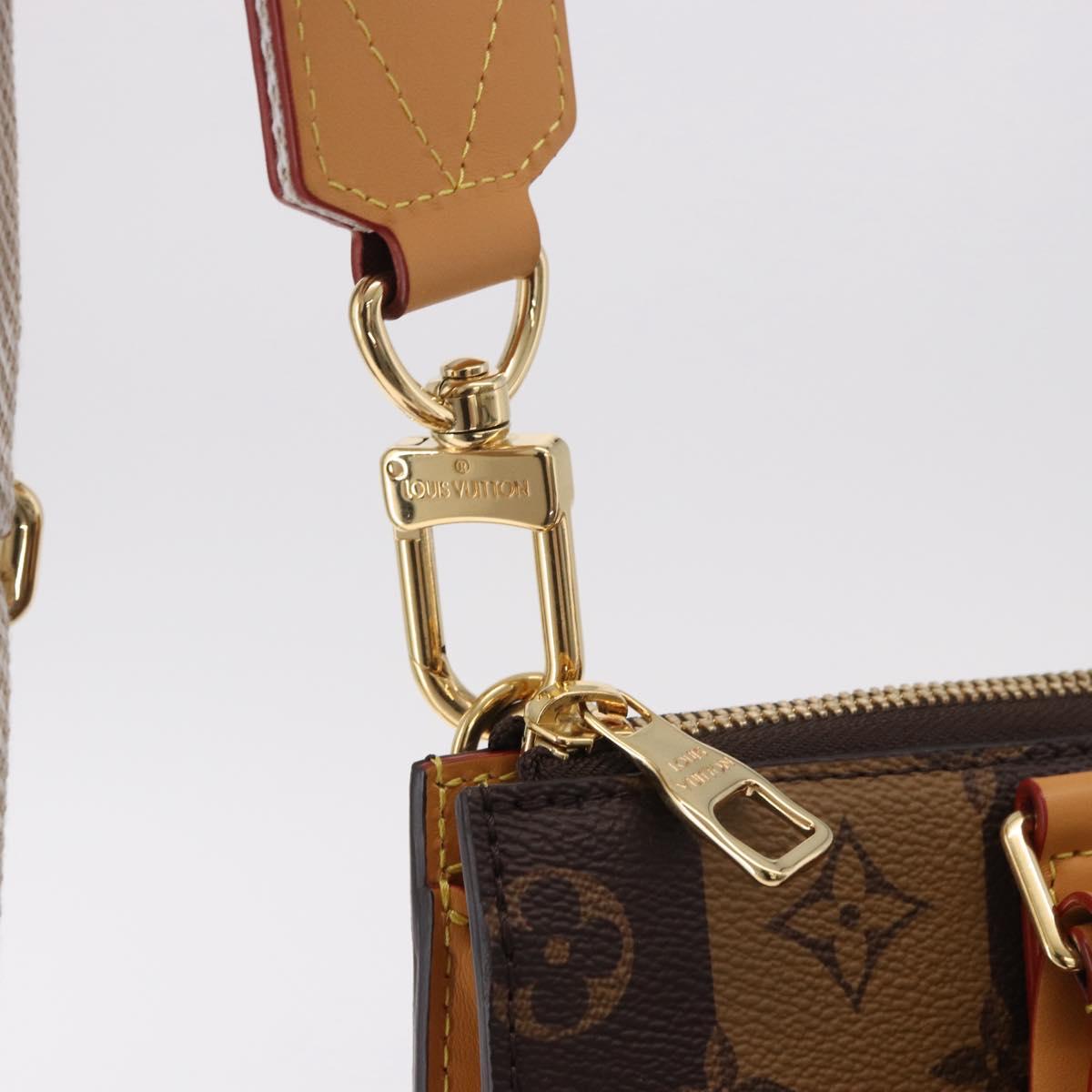 LOUIS VUITTON NIGO LV Squared Sac Plat Messenger Hand Bag M45969 Auth 184841SM