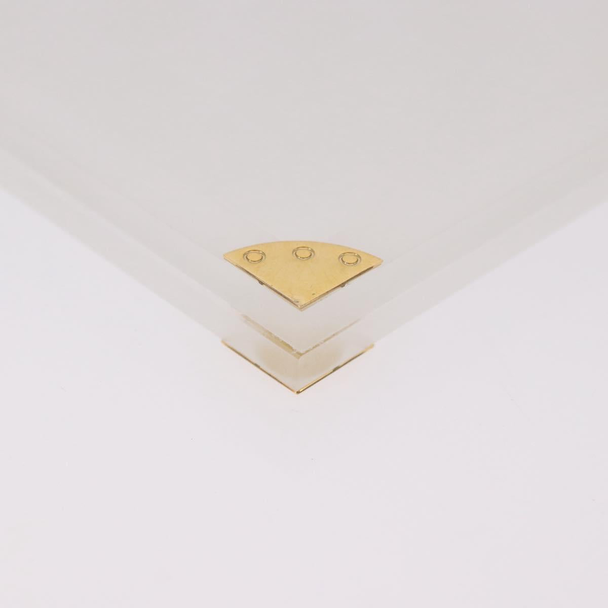LOUIS VUITTON Damier Invitation case Photo Frame Clear LV Auth 184846