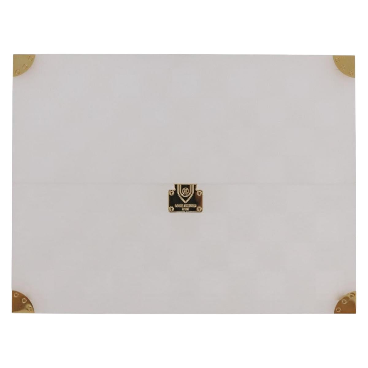 LOUIS VUITTON Damier Invitation case Photo Frame Clear LV Auth 184846