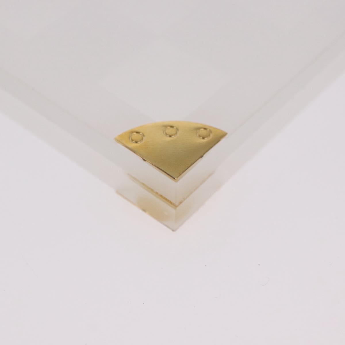LOUIS VUITTON Damier Invitation case Photo Frame Clear LV Auth 184846