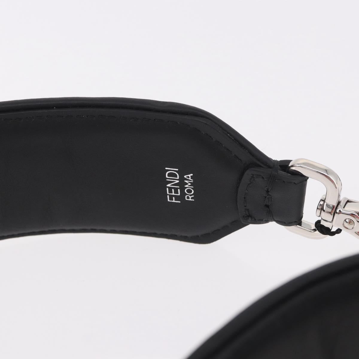 FENDI Zucca Canvas Shoulder Strap Multicolor Silver Auth 184849M